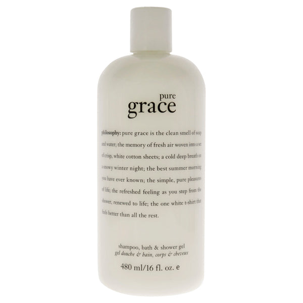Philosophy Pure Grace Shampoo, Bath Shower Gel by Philosophy for Unisex - 16 oz Shower Gel
