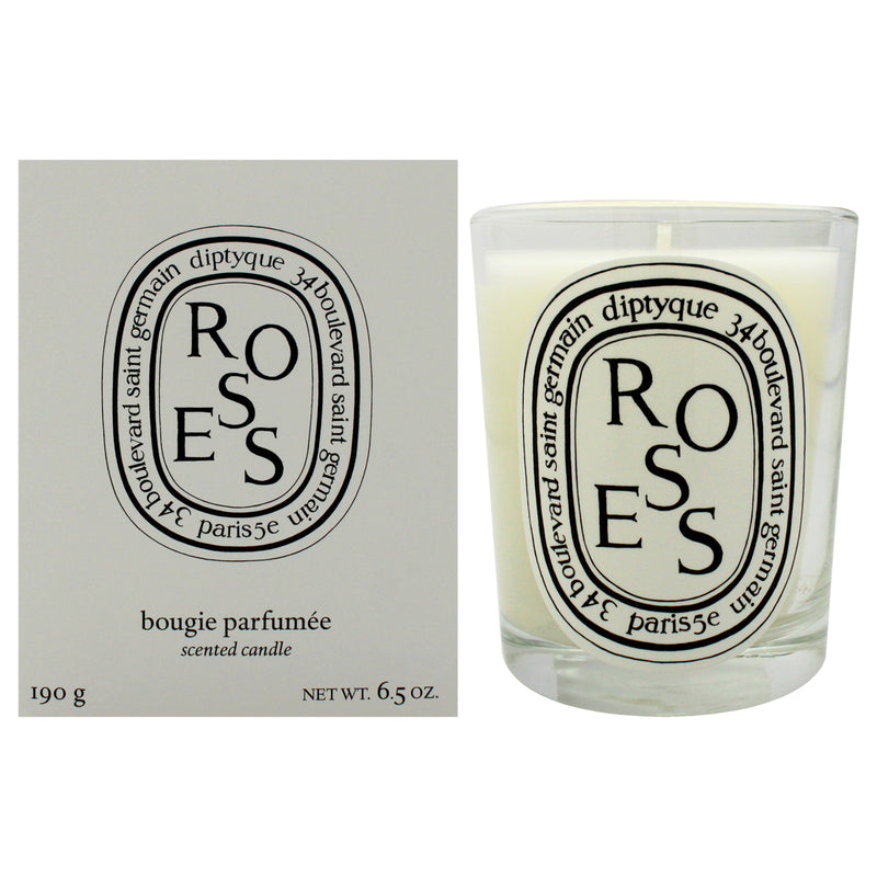 Diptyque Roses Scented Candle by Diptyque for Unisex - 6.5 oz Candle