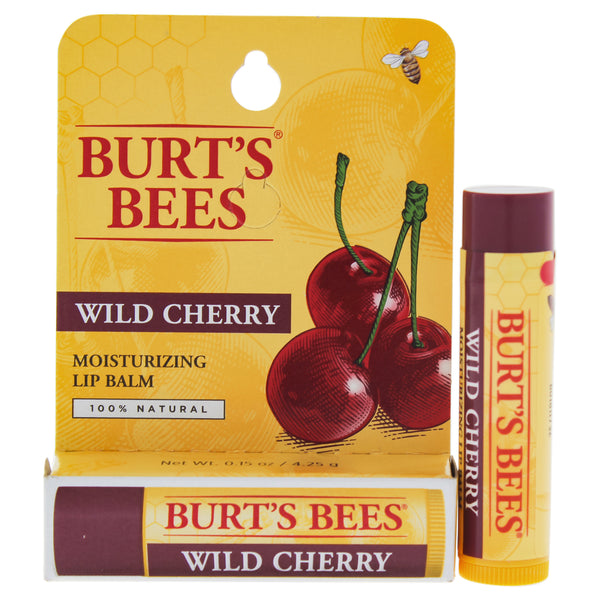 Burt's Bees Wild Cherry Moisturizing Lip Balm Blister by Burts Bees for Unisex - 0.15 oz Lip Balm