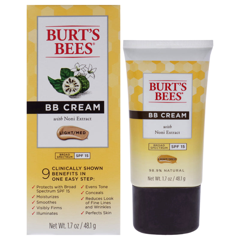 Burt's Bees BB Cream SPF 15 - Light-Medium by Burts Bees for Women - 1.7 oz Makeup