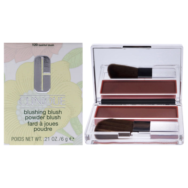 Clinique Blushing Blush Powder Blush - 120 Bashful Blush by Clinique for Women - 0.21 oz Blush