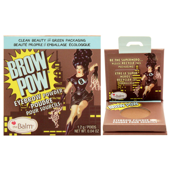 TheBalm Brow Pow Eyebrow Powder - Light Brown by the Balm for Women - 0.04 oz Eyebrow