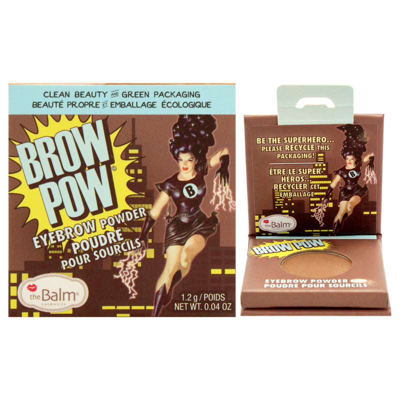 TheBalm Brow Pow Eyebrow Powder - Light Brown by the Balm for Women - 0.04 oz Eyebrow