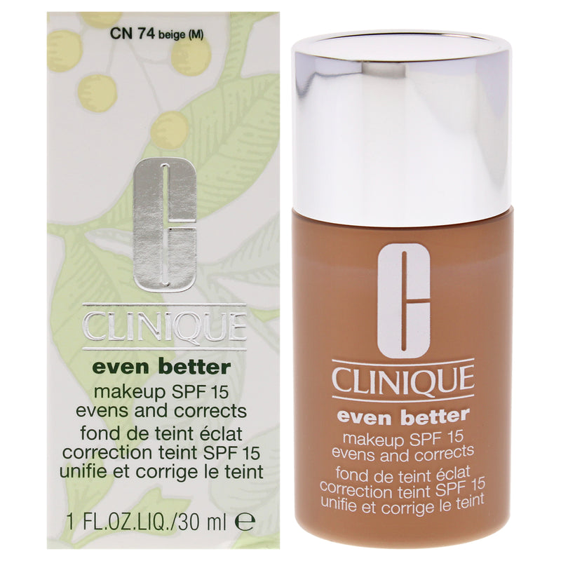 Clinique Even Better Makeup SPF 15 - CN 74 Beige (M) by Clinique for Women - 1 oz Foundation