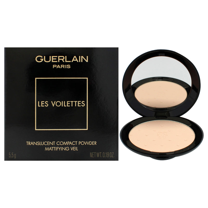 Guerlain Les Voilettes Translucent Compact Powder - 3 Medium by Guerlain for Women - 0.19 oz Powder