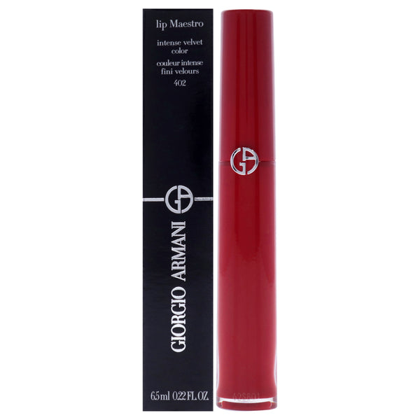 Giorgio Armani Lip Maestro Intense Velvet Color - 402 Chinese Lacquer by Giorgio Armani for Women - 0.22 oz Lipstick