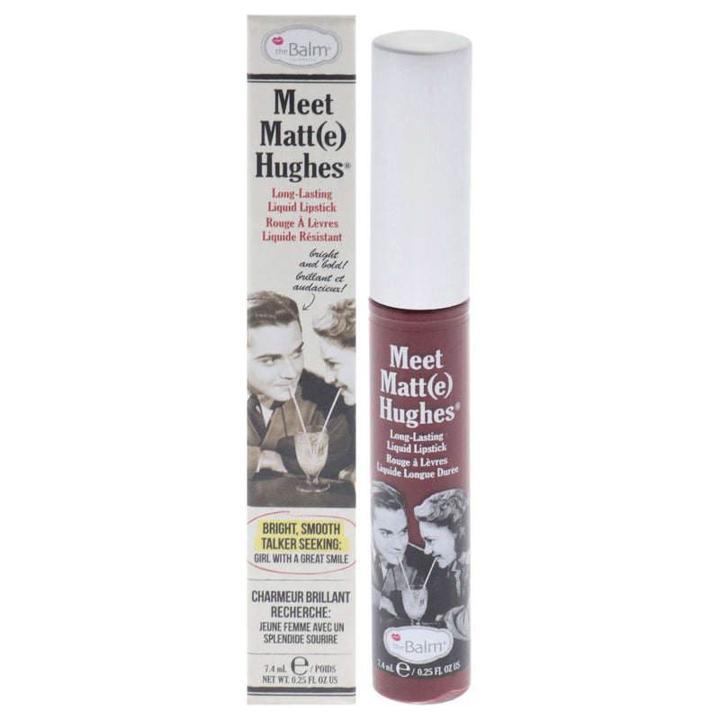 TheBalm Meet Matte Hughes Long Lasting Liquid Lipstick - Adoring by the Balm for Women - 0.25 oz Lip Gloss