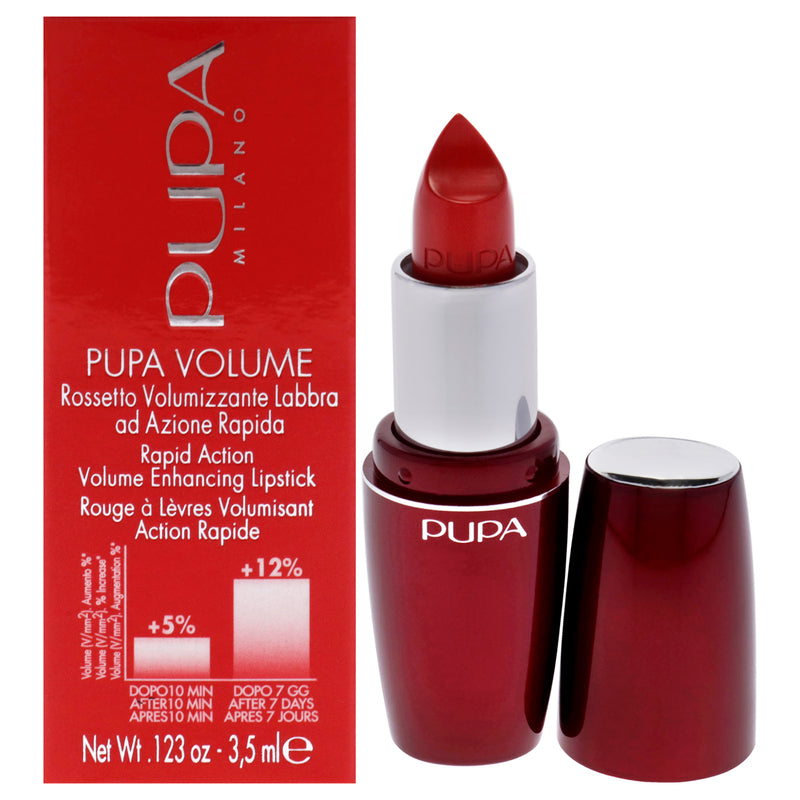 Pupa Milano Pupa Volume Rapid Action Enhacing Lipstick - 403 Euphoria Red by Pupa Milano for Women - 0.123 oz Lipstick