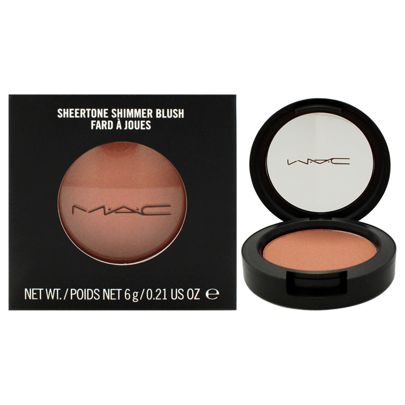 MAC Sheertone Shimmer Blush - Sunbasque by MAC for Women - 0.21 oz Blush