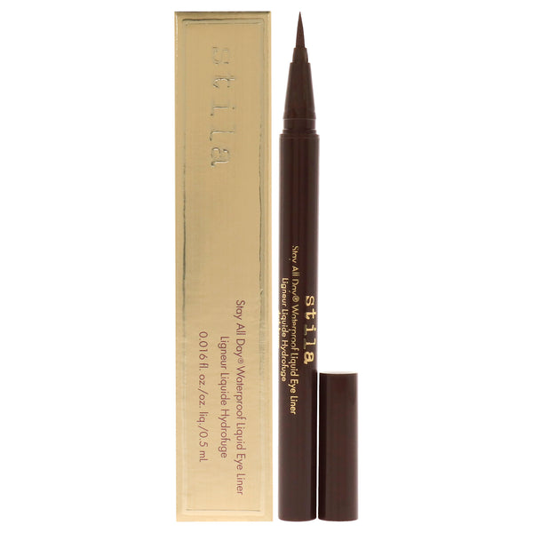 Stila Stay All Day Waterproof Liquid Eye Liner - Dark Brown by Stila for Women - 0.016 oz Eyeliner