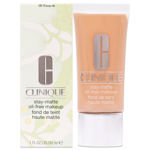 Clinique Stay-Matte Oil-Free Makeup - CN 74 Beige - Dry Combination To Oily by Clinique for Women - 1 oz Makeup