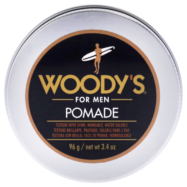 Woodys Pomade by Woodys for Men - 3.4 oz Pomade