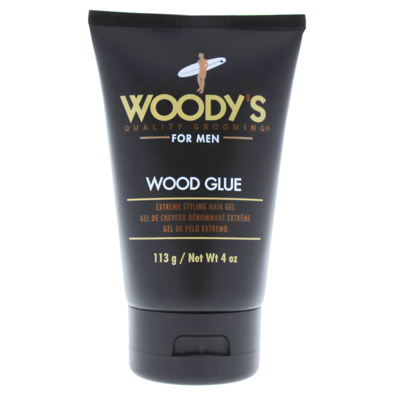 Woodys Wood Glue Extreme Styling Gel by Woodys for Men - 4 oz Gel