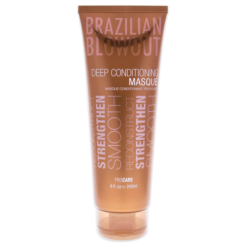 Brazilian Blowout Acai Deep Conditioning Masque by Brazilian Blowout for Unisex - 8 oz Masque
