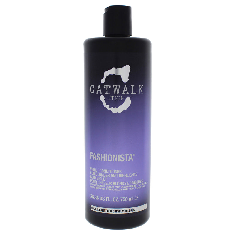 Tigi Catwalk Fashionista Violet Conditioner by TIGI for Unisex - 25.36 oz Conditioner
