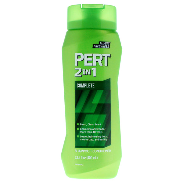 Pert 2 in 1 Complete Shampoo and Conditioner by Pert for Unisex - 13.5 oz Shampoo and Conditioner
