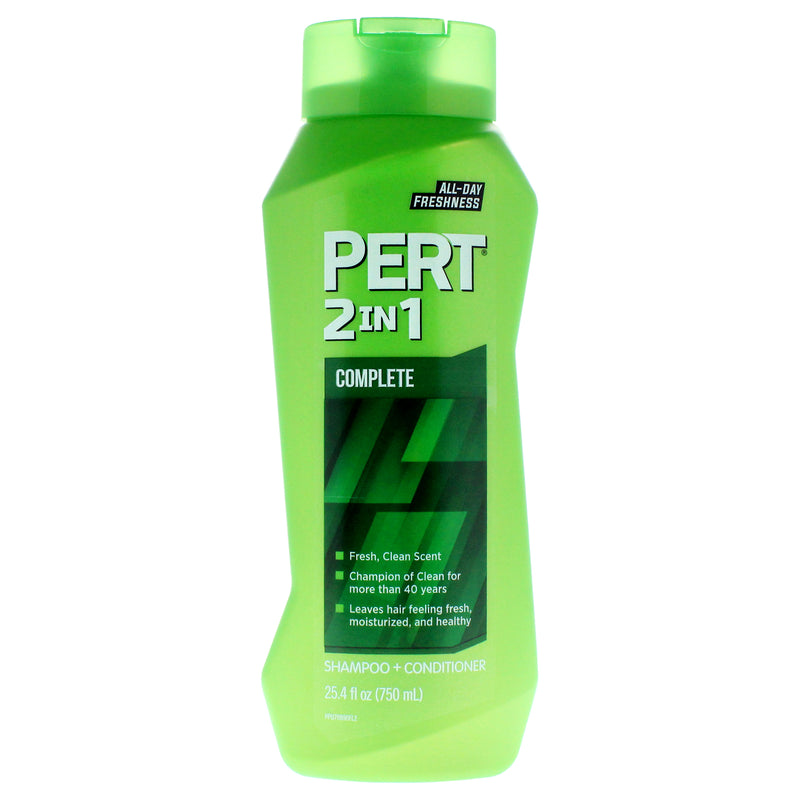 Pert 2 in 1 Complete Shampoo and Conditioner For Normal Hair by Pert for Unisex - 25.4 oz Shampoo and Conditioner