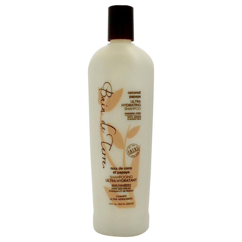 Bain De Terre Coconut Papaya Ultra Hydrating Shampoo by Bain de Terre for Unisex - 13.5 oz Shampoo