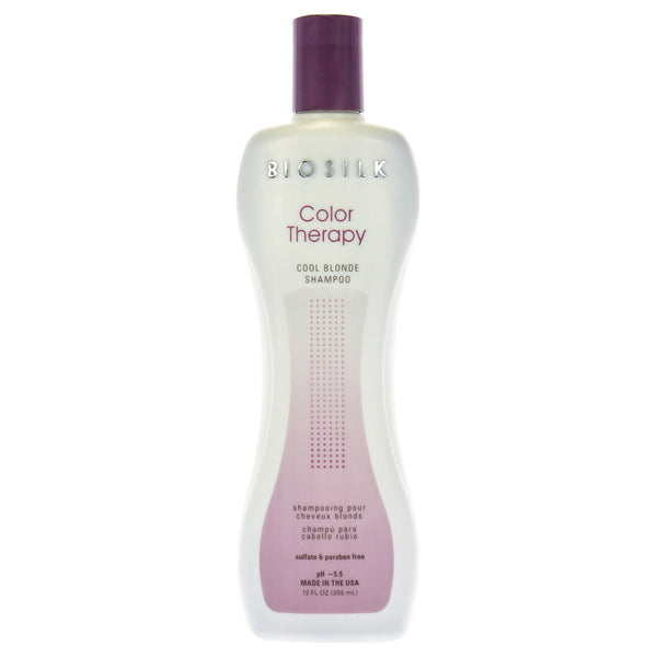 BioSilk Color Therapy Cool Blonde Shampoo by Biosilk for Unisex - 12 oz Shampoo