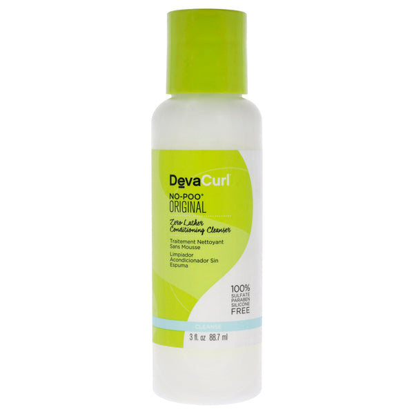 DevaCurl DevaCurl No-Poo Zero Lather Conditioning Cleanser by DevaCurl for Unisex - 3 oz Cleanser