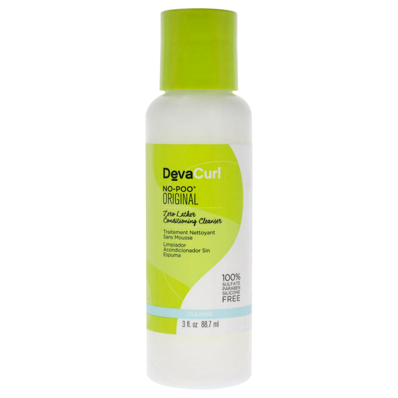 DevaCurl DevaCurl No-Poo Zero Lather Conditioning Cleanser by DevaCurl for Unisex - 3 oz Cleanser