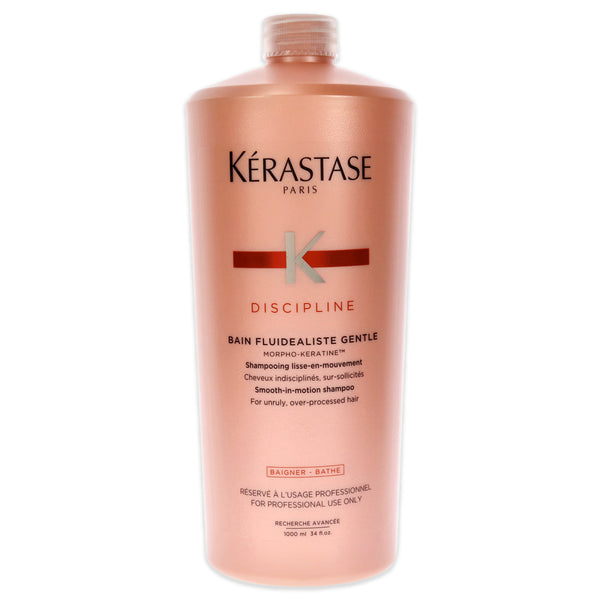 Kerastase Discipline Bain Fluidealiste No Sulfates Smooth-in-Motion Shampoo by Kerastase for Unisex - 34 oz Shampoo