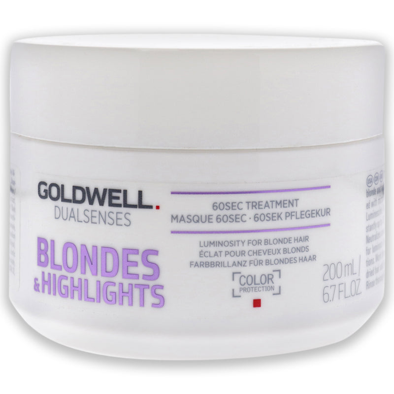 Goldwell Dualsenses Blondes Highlights 60 Sec Treatment by Goldwell for Unisex - 6.7 oz Treatment