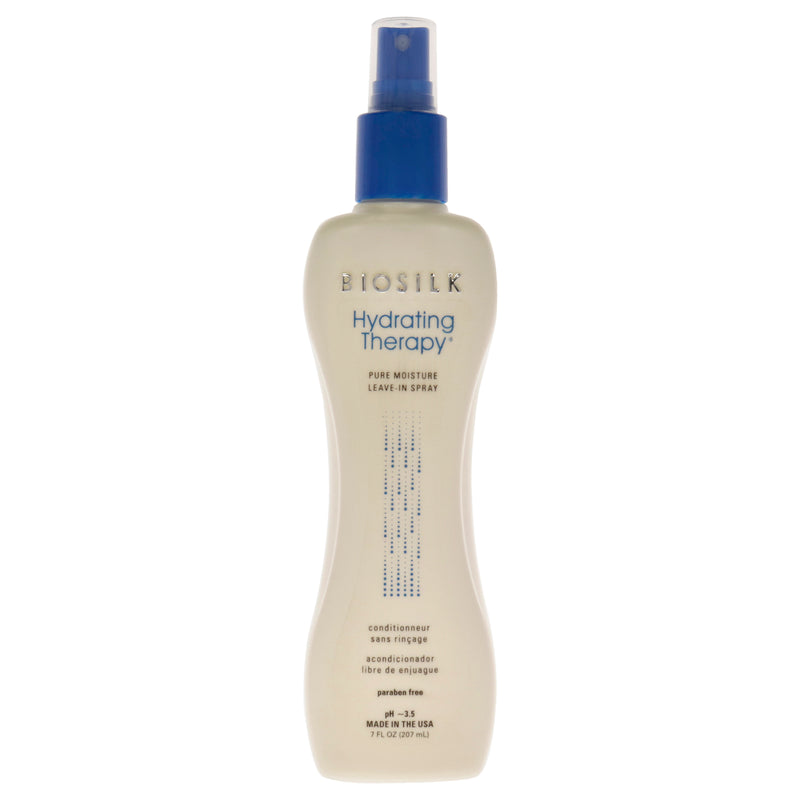 BioSilk Hydrating Therapy Pure Moisture Leave In Spray by Biosilk for Unisex - 7 oz Hair Spray