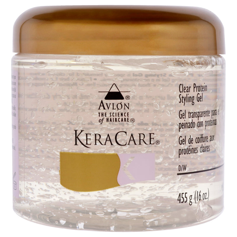 Avlon KeraCare Clear Protein Styling Gel by Avlon for Unisex - 16 oz Gel