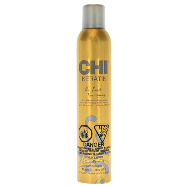 CHI Keratin Flex Finish Hairspray by CHI for Unisex - 10 oz Hair Spray