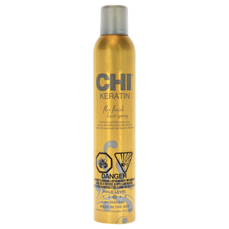 CHI Keratin Flex Finish Hairspray by CHI for Unisex - 10 oz Hair Spray