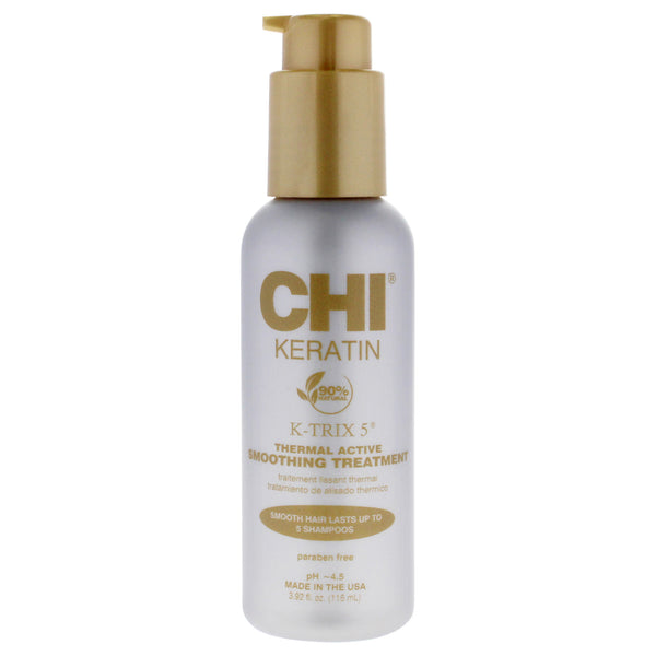 CHI Keratin K-Trix 5 Smoothing Treatment by CHI for Unisex - 3.92 oz Treatment