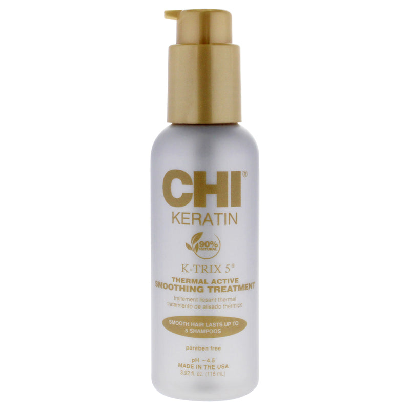 CHI Keratin K-Trix 5 Smoothing Treatment by CHI for Unisex - 3.92 oz Treatment