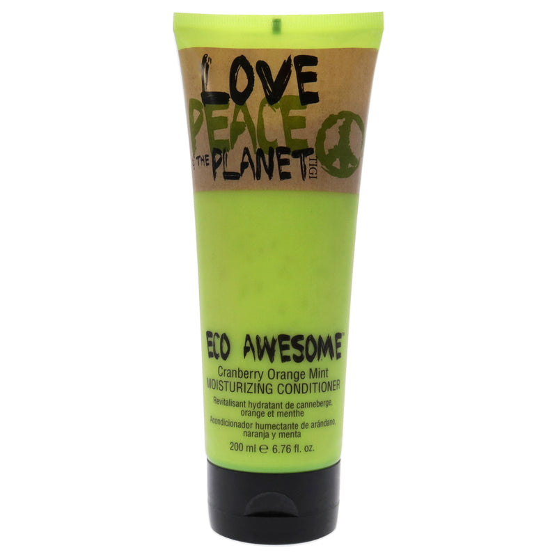 Tigi Love Peace and the Planet Eco Awesome Moisturizing Conditioner by TIGI for Unisex - 6.76 oz Conditioner