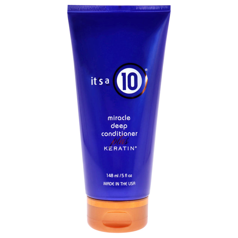It's A 10 Miracle Deep Conditioner Plus Keratin by Its A 10 for Unisex - 5 oz Conditioner