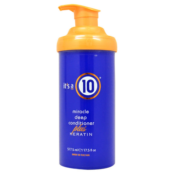 It's A 10 Miracle Deep Conditioner Plus Keratin by Its A 10 for Unisex - 17.5 oz Conditioner