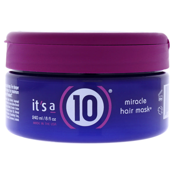 It's A 10 Miracle Hair Mask by Its A 10 for Unisex - 8 oz Mask