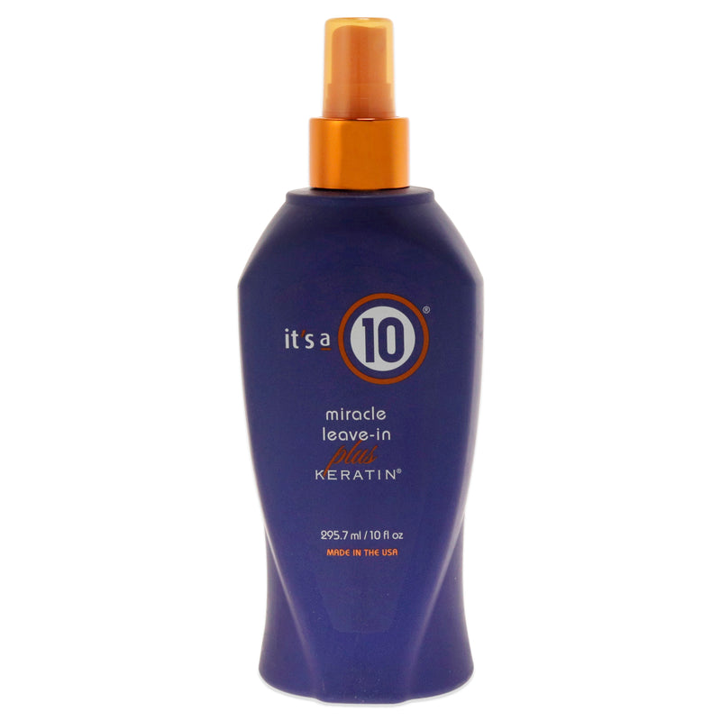 It's A 10 Miracle Leave In Plus Keratin by Its A 10 for Unisex - 10 oz Spray