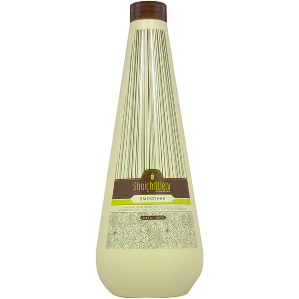 Macadamia Natural Oil Straightwear Smoother Straightening Solution by Macadamia Oil for Unisex - 33.8 oz Smoother