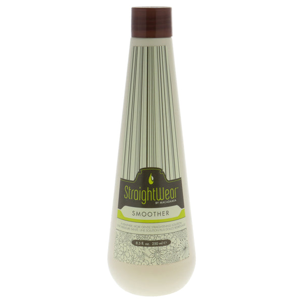 Macadamia Natural Oil Straightwear Smoother Straightening Solution by Macadamia Oil for Unisex - 8.5 oz Treatment