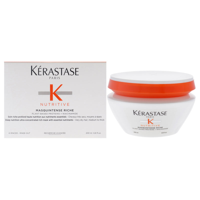Kerastase Nutritive Masquintense Riche - Very Dry to Thick Hair by Kerastase for Unisex - 6.8 oz Masque