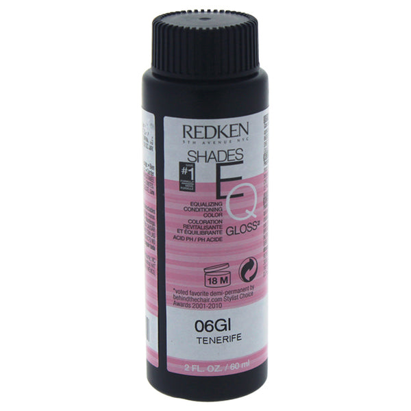 Redken Shades EQ Color Gloss - 06GI Tenerife by Redken for Unisex - 2 oz Hair Color