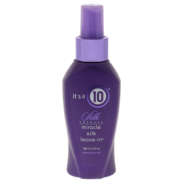 It's A 10 Silk Express Miracle Silk Leave-In by Its A 10 for Unisex - 4 oz Conditioner