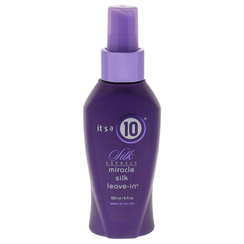 It's A 10 Silk Express Miracle Silk Leave-In by Its A 10 for Unisex - 4 oz Conditioner
