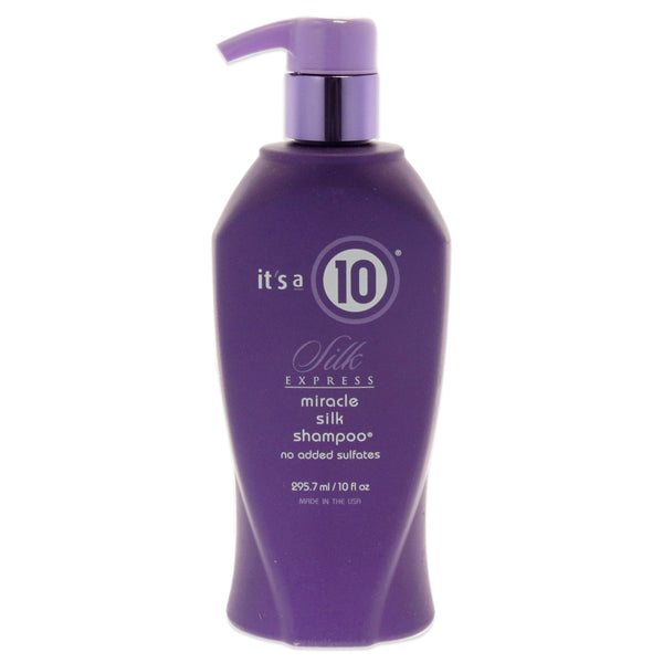 It's A 10 Silk Express Miracle Silk Shampoo by Its A 10 for Unisex - 10 oz Shampoo