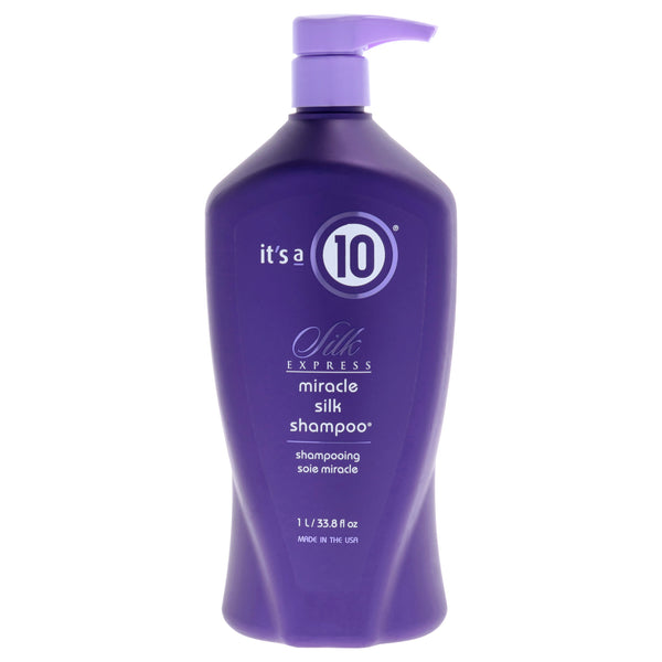 It's A 10 Silk Express Miracle Silk Shampoo by Its A 10 for Unisex - 33.8 oz Shampoo