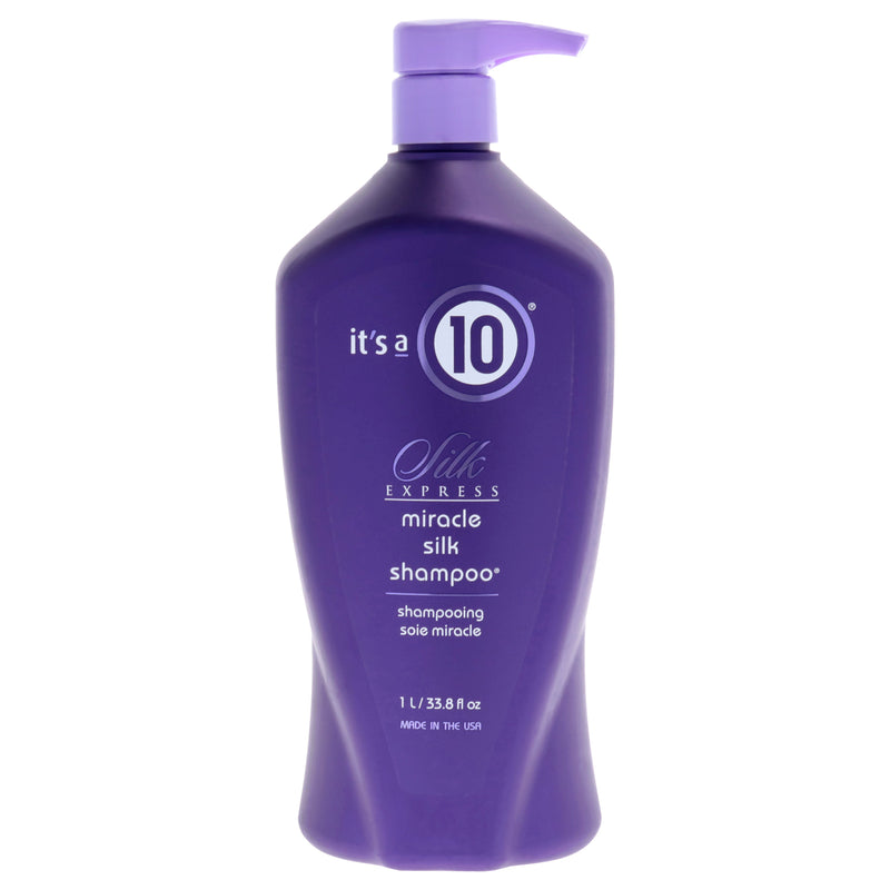 It's A 10 Silk Express Miracle Silk Shampoo by Its A 10 for Unisex - 33.8 oz Shampoo