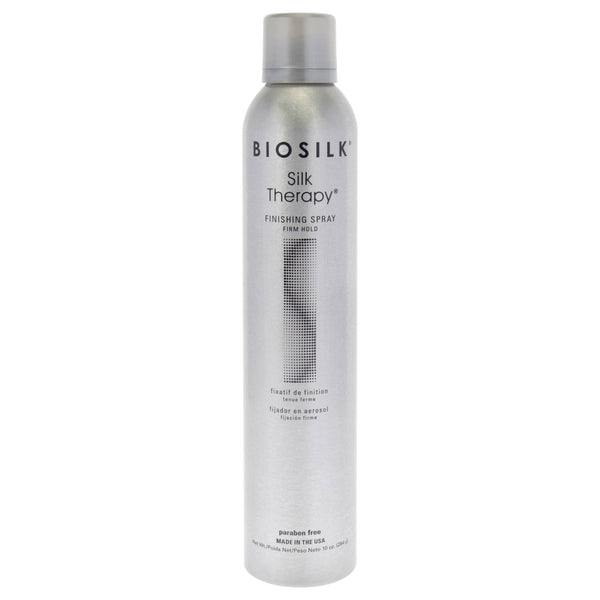 BioSilk Silk Therapy Finishing Spray - Firm Hold by Biosilk for Unisex - 10 oz Hair Spray