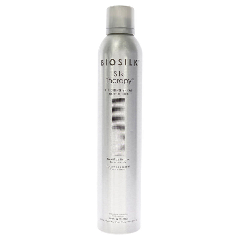 BioSilk Silk Therapy Finishing Spray - Natural Hold by Biosilk for Unisex - 10 oz Hair Spray
