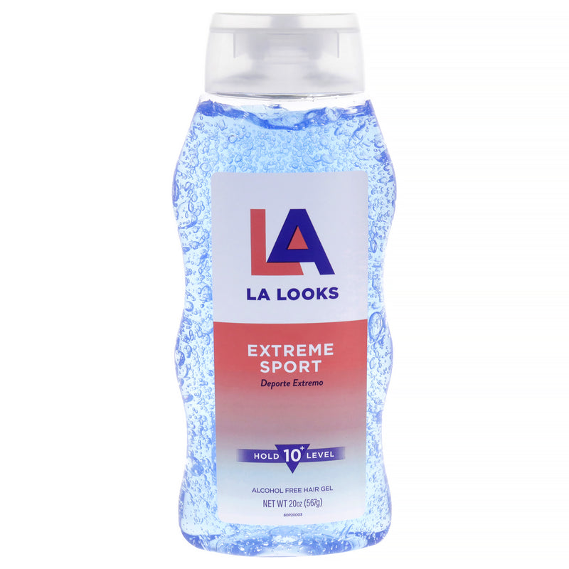 L.A. Looks Extreme Sport Hold 10 Plus Level Hair Gel by L.A. Looks for Unisex - 20 oz Gel
